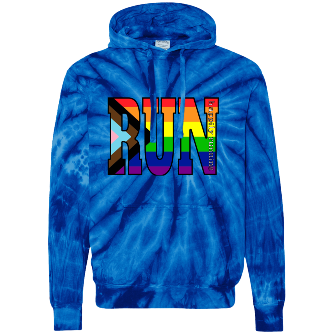 CD877 Unisex Tie-Dyed Pullover Hoodie