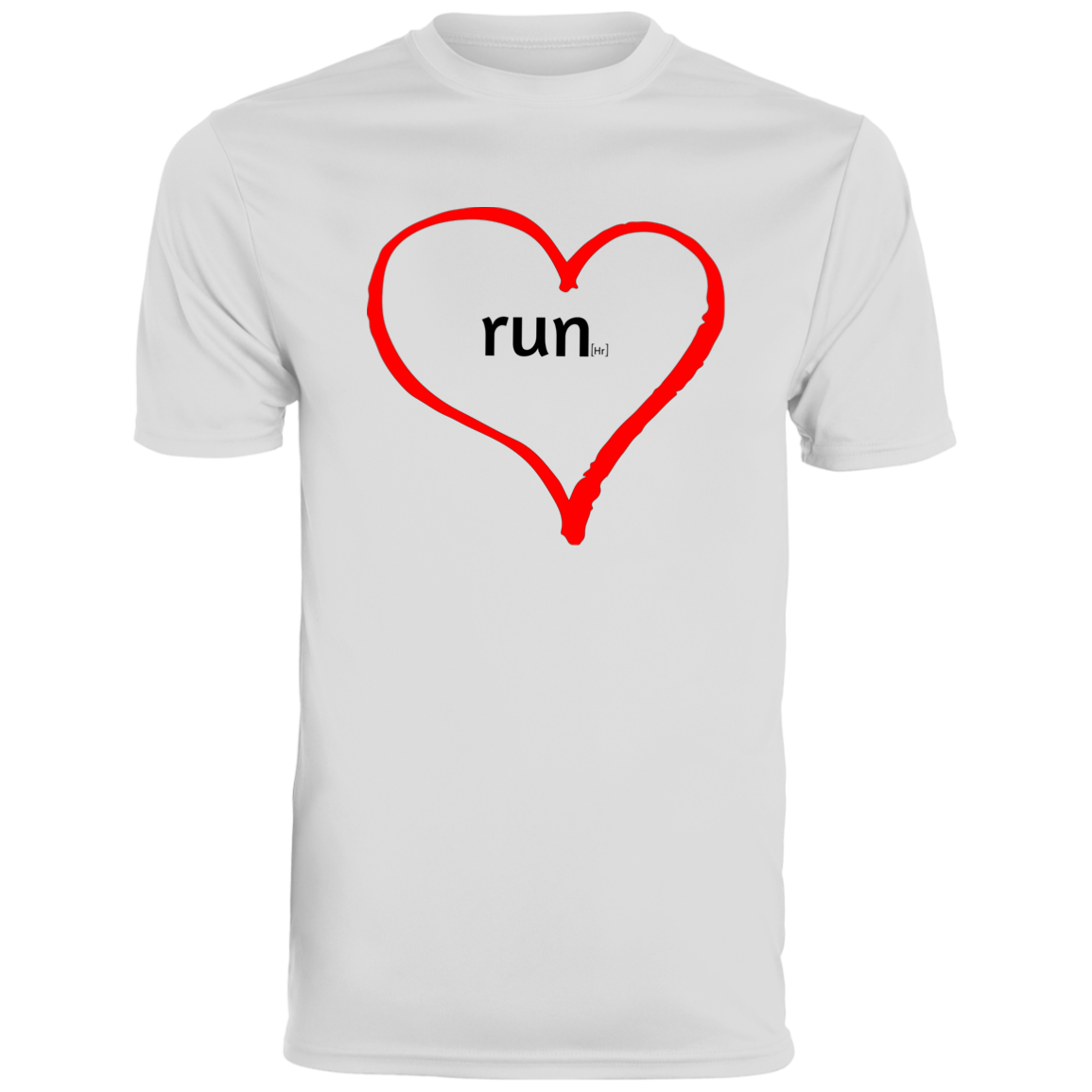 Run Heart - Men's Moisture-Wicking Tee