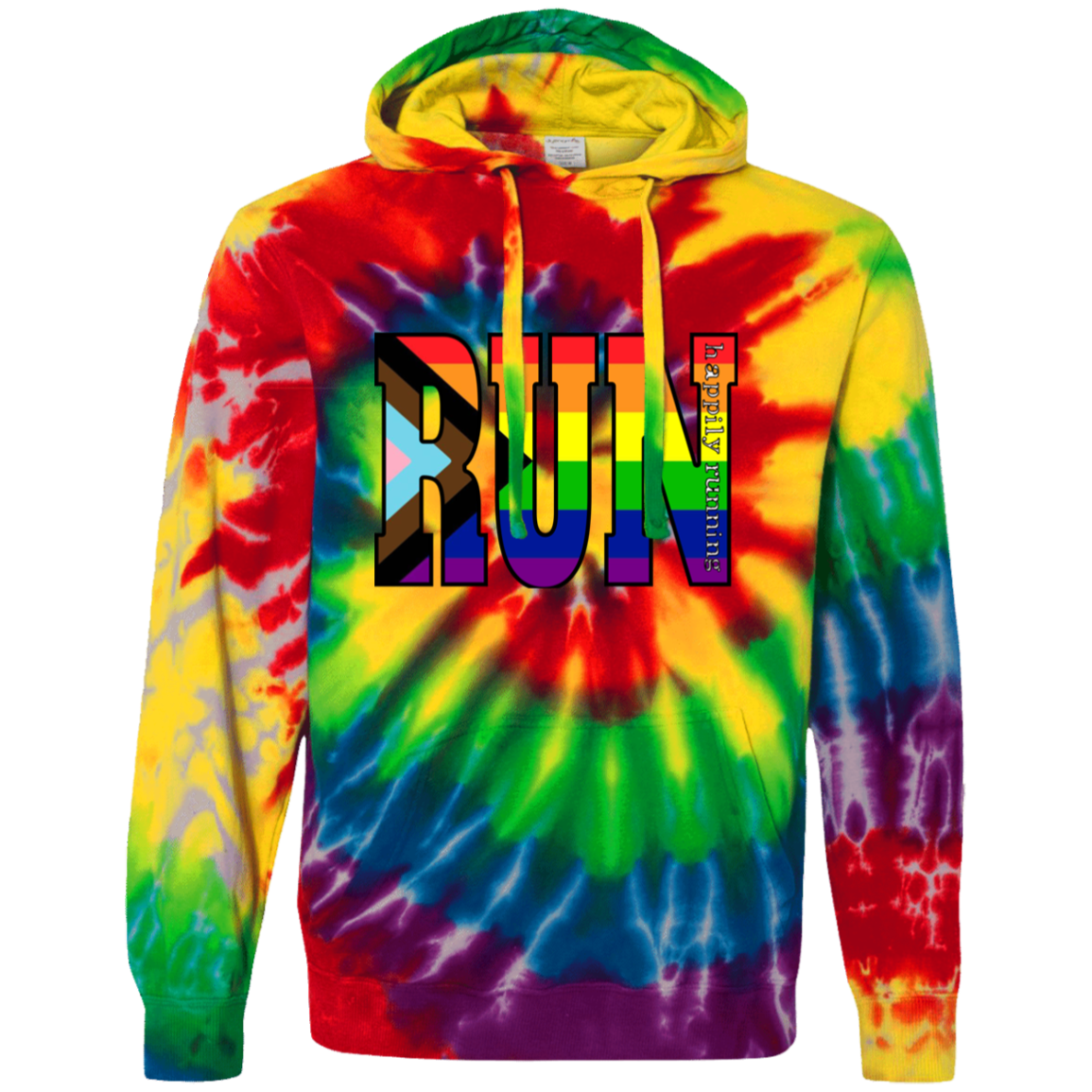 CD877 Unisex Tie-Dyed Pullover Hoodie