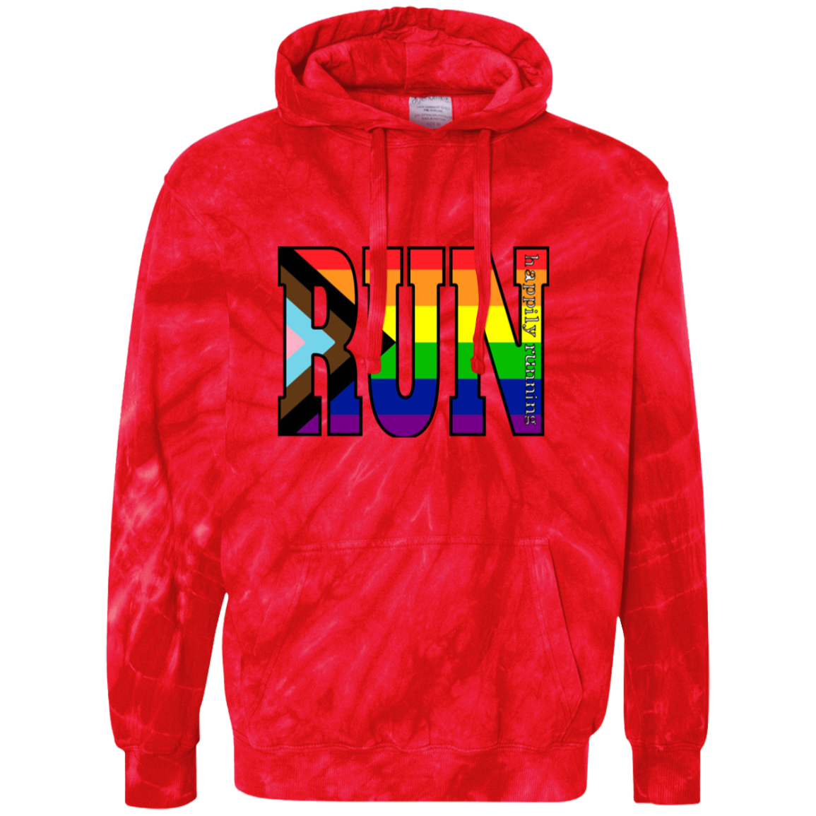 CD877 Unisex Tie-Dyed Pullover Hoodie