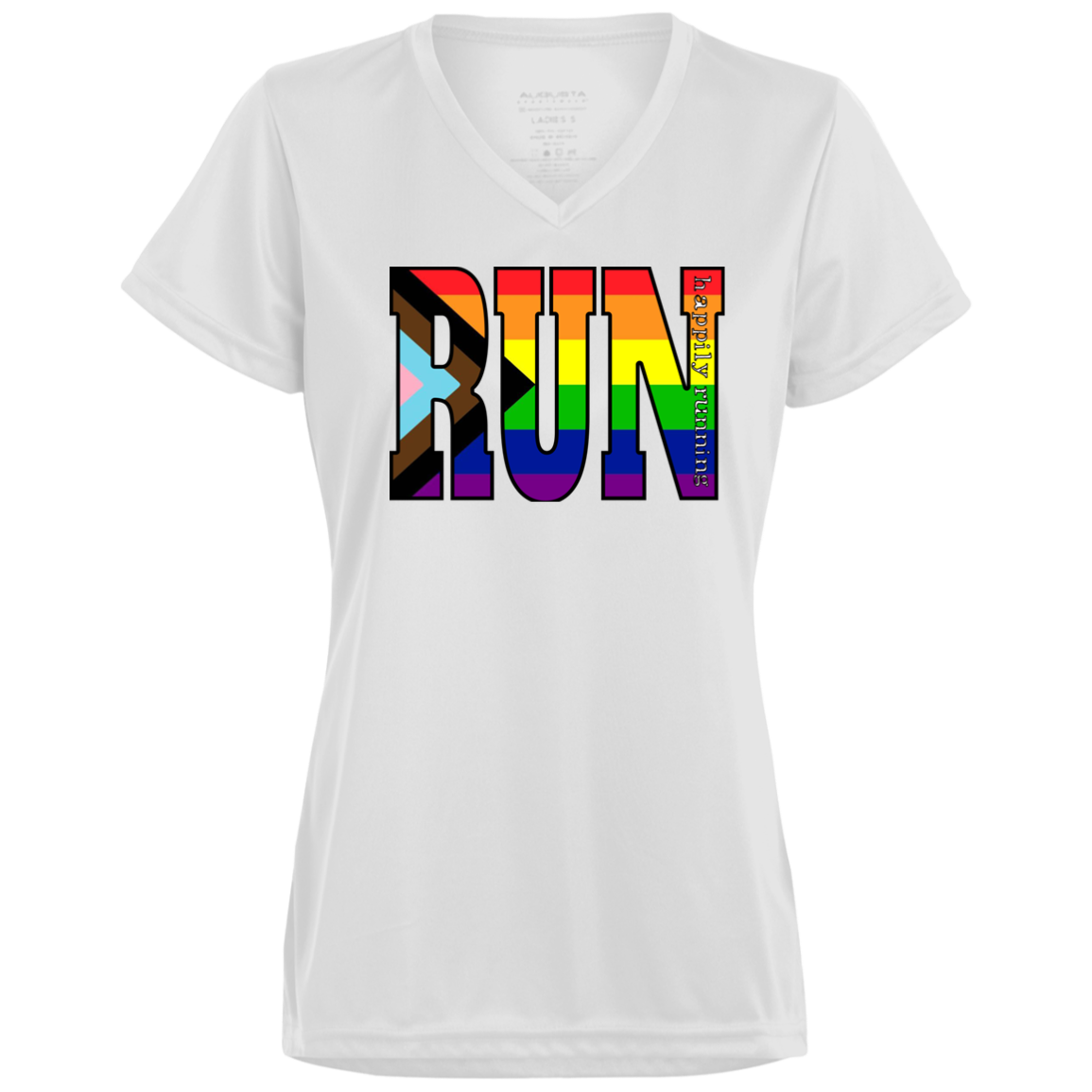 Pride - Ladies’ Moisture-Wicking V-Neck Tee