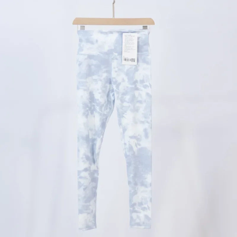 Align Tie Dye Women Yoga Pants High Waist Sports Leggings Female Fitness Tights Gym Clothing Workout Sportswear Active Wear