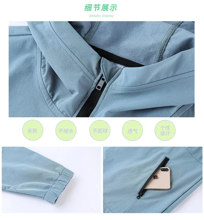 Men's Marathon Running Jacket Fitness Autumn Winter Windproof Jogging Training Quick Dry Half zipper Hooded Coat Outdoor Cycling