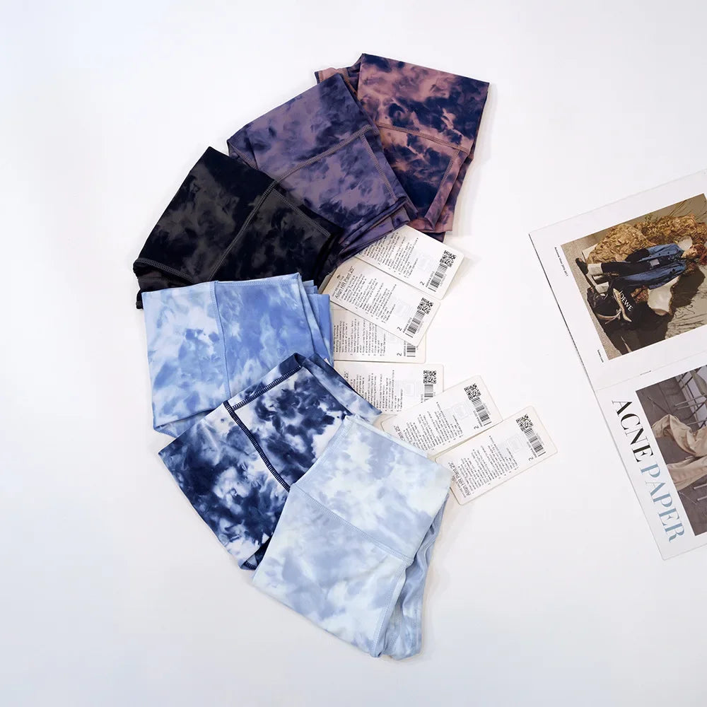 Align Tie Dye Women Yoga Pants High Waist Sports Leggings Female Fitness Tights Gym Clothing Workout Sportswear Active Wear