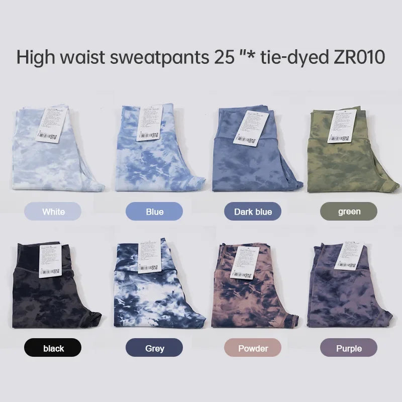 Align Tie Dye Women Yoga Pants High Waist Sports Leggings Female Fitness Tights Gym Clothing Workout Sportswear Active Wear
